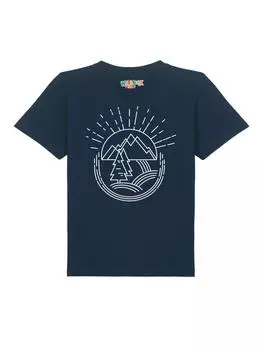 Футболка wat? Apparel, темно-синий