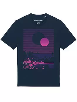 Футболка wat? Apparel, темно-синий