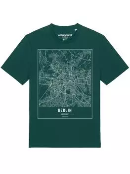 Футболка wat? Apparel, темно-зеленый
