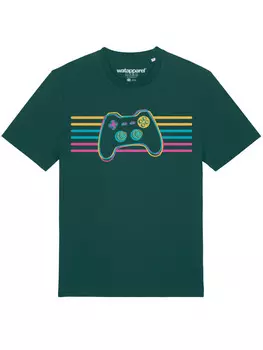 Футболка wat? Apparel, темно-зеленый