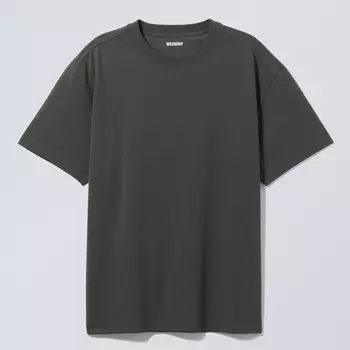 Футболка Weekday Heavy Oversized, темно-серый