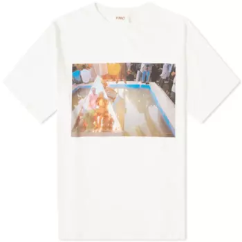 Футболка YMC Ibiza '89 Pyramid, белый
