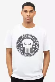 Футболка «Замок Карателя» Marvel, белый