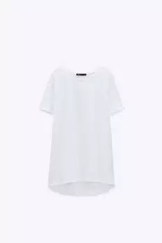 Футболка Zara Basic, белый