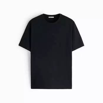 Футболка Zara Basic Medium Weight, черный