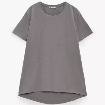 Футболка Zara Basic, серый