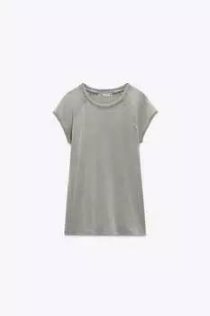 Футболка ZARA, серый