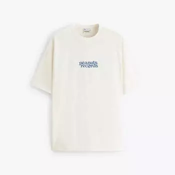 Футболка Zara Snoopy Peanuts Print, белый