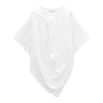 Футболка Zara With Front Volume, белый