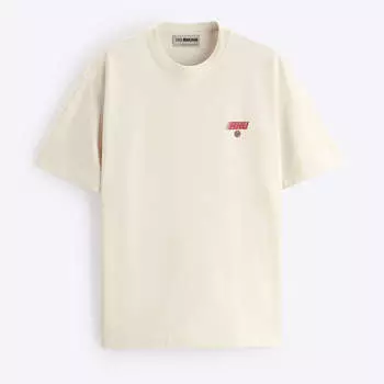 Футболка Zara With Logo X Rhuigi - Limited Edition, светло-коричневый