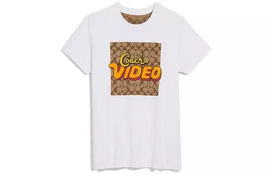 Футболка женская белая Coach