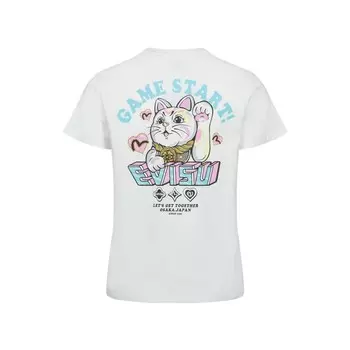 Футболка женская белая Evisu