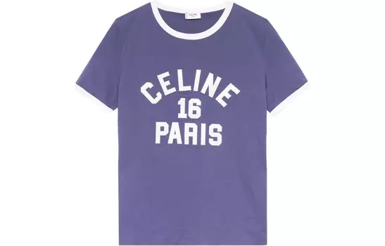 Футболка женская Celine, фиолетовый