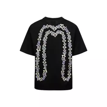 Футболка женская черная Evisu
