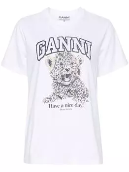 Футболка женская GANNI, белый