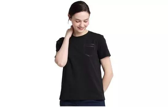 Футболка женская JACK WOLFSKIN, Black/6000