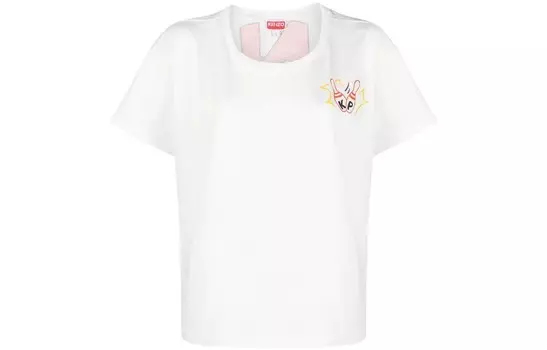 Футболка женская Kenzo с рисунком, белый