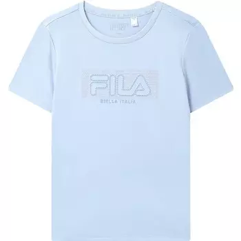 Футболка женская лазурно-голубая Fila