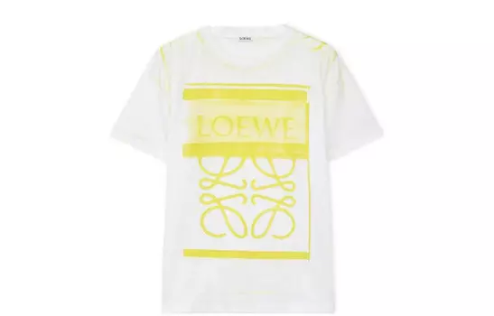 Футболка женская Loewe, желтый / белый