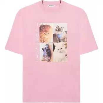 Футболка женская розовая Balenciaga