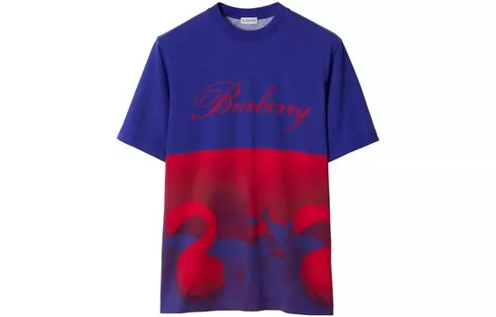 Футболка женская синяя Burberry