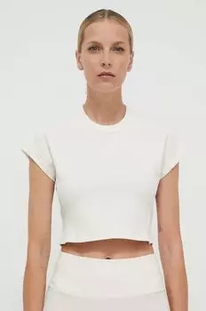 Футболки adidas, бежевый