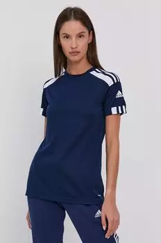 Футболки adidas Performance, темно-синий