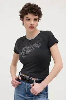 Футболки Diesel, серый