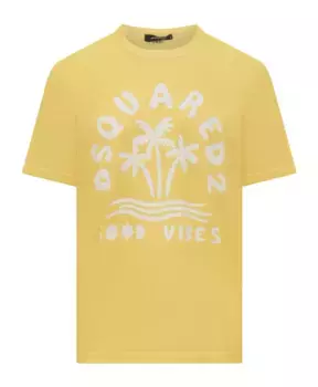 Футболки Dsquared2, желтый