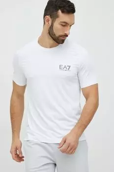 Футболки EA7 Emporio Armani, белый