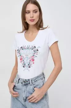 Футболки Guess, белый