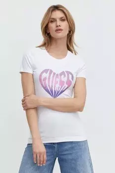 Футболки Guess, белый