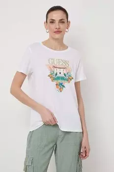 Футболки Guess, белый