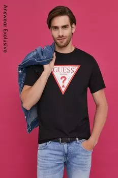 Футболки Guess, черный