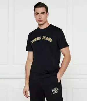Футболки Guess Jeans Collegiate, черный