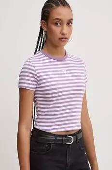 Футболки Guess Originals, фиолетовый
