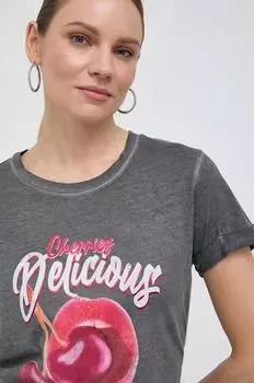 Футболки Guess, серый