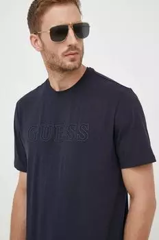 Футболки Guess, темно-синий