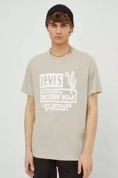 Футболки Levi's, бежевый
