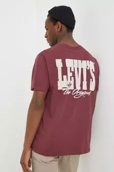 Футболки Levi's, гранат