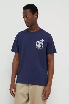 Футболки Levi's, темно-синий