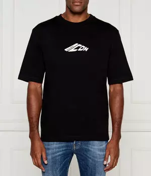 Футболки Loose fit Dsquared2, черный