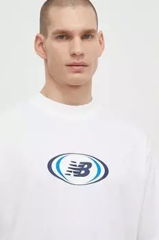 Футболки New Balance, белый