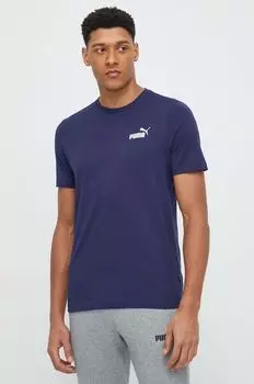Футболки Puma, темно-синий