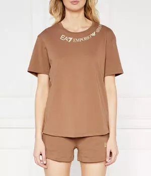 Футболки Regular fit Ea7, коричневый