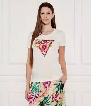 Футболки Regular fit Guess Jeans, экрю