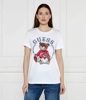 Футболки Regular fit Guess Jeans, белый