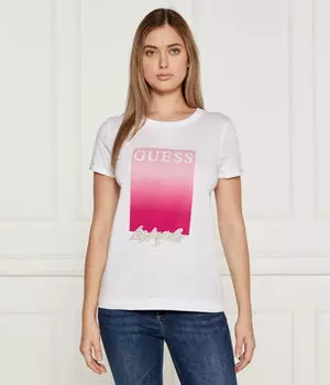 Футболки Regular fit Guess Jeans, белый