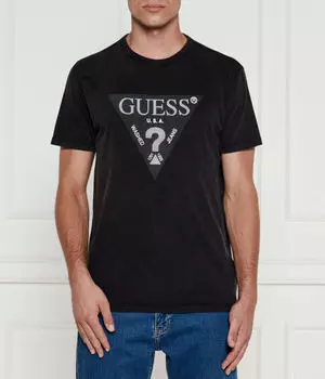Футболки Regular fit Guess Jeans, черный