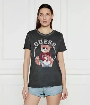 Футболки Regular fit Guess Jeans, серый